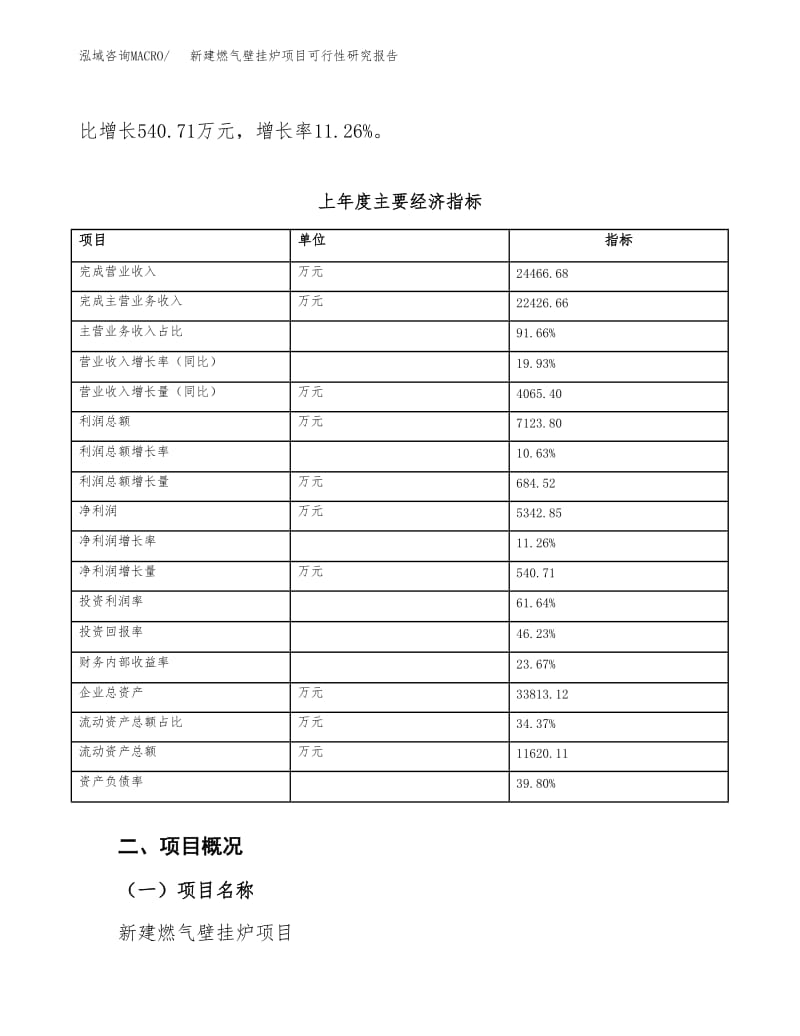 新建燃气壁挂炉项目可行性研究报告范本(立项申请评估).docx